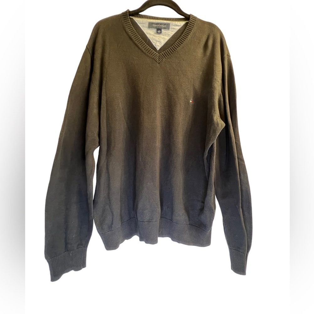 Tommy Hilfiger Sweater L Navy Blue Lon